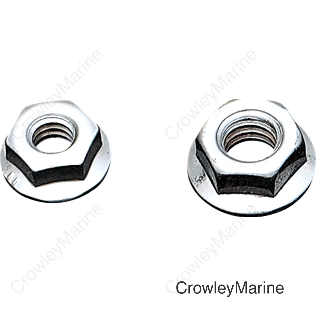 NUT FLANGE 1/2-13 CHROME