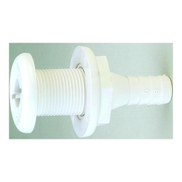 Attwood Thru Hull Connector For Hose, White - 3/4" thumbnail-1