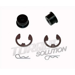 Torque Solution Shifter Cable Bushings: Mitsubishi Evolution VII-IX 2001-06 (6Spd) thumbnail-1