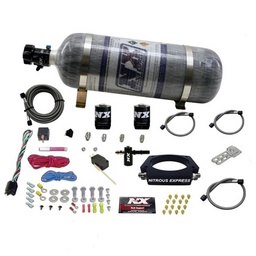Nitrous Express LT2 C8 Nitrous Plate Kit (50-300HP) w/Composite Bottle thumbnail-1