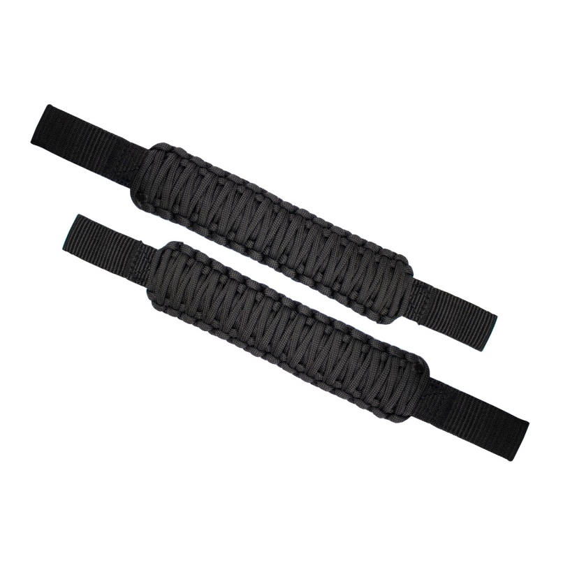 Fishbone Offroad Head Rest Paracord Grab Handles - Black