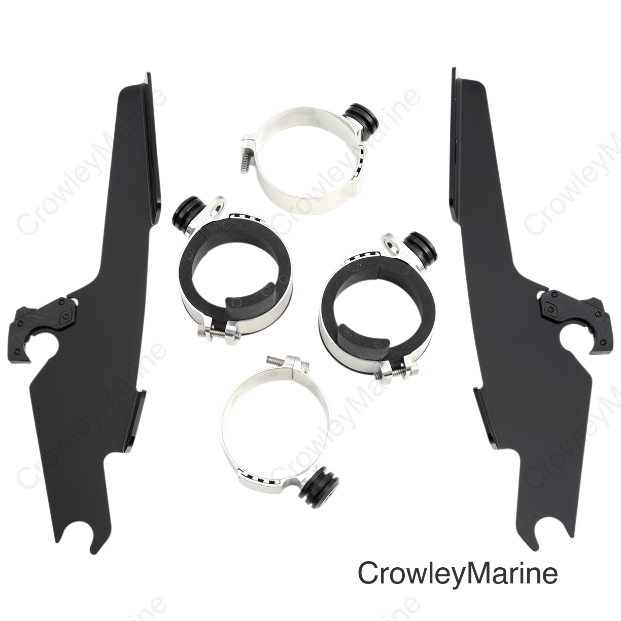 Batwing Trigger Lock Mounting Kit - V Star - Black