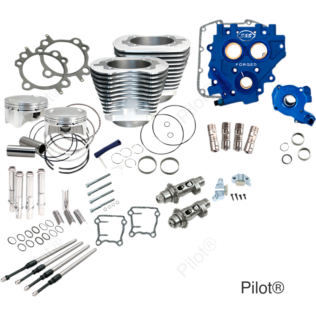 110" Power Package Performance Kit - Chain Drive - Silver