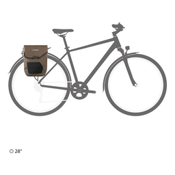 Ortlieb Pedal Mate Pannier - 16L Each Dark Sand