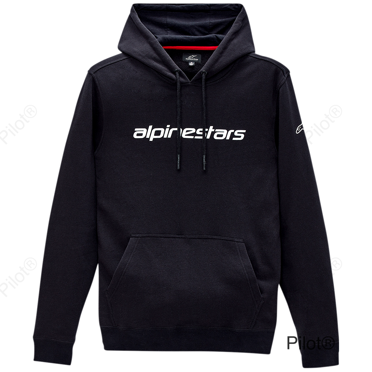 Linear Hoodie - Black/White - 2XL
