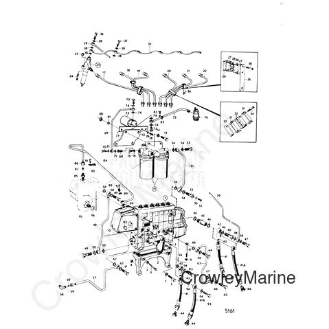 Nut - Volvo Penta (417110)