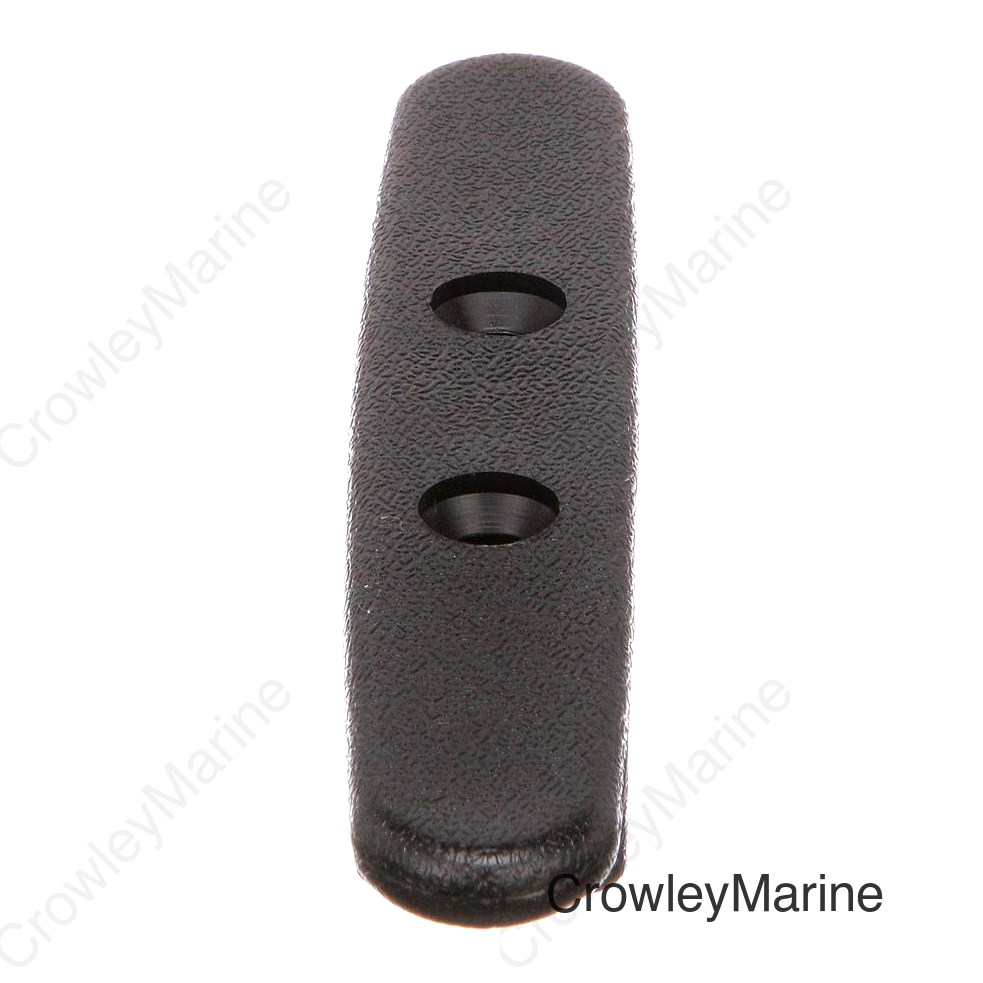 Seachoice Black Plastic Cleat, 4-1/2 in. Long, 5/16 in. Max Rope Size