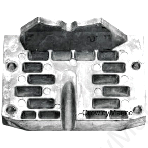 INTER. Housing. ANODE Evinrude, Johnson and Gale Outboard Motors (118-6019)