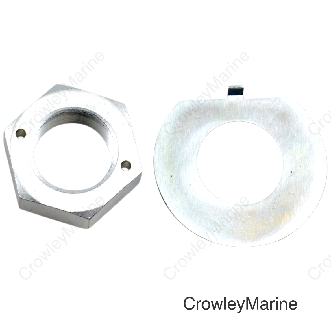 CHROME STEM NUT & LOCK WASHER KIT