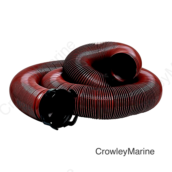 Valterra D04-0044 Bronze 20' E-Z Flush Heavy Duty RV Drain Hose & 3" Rotating Bayonet Adapter