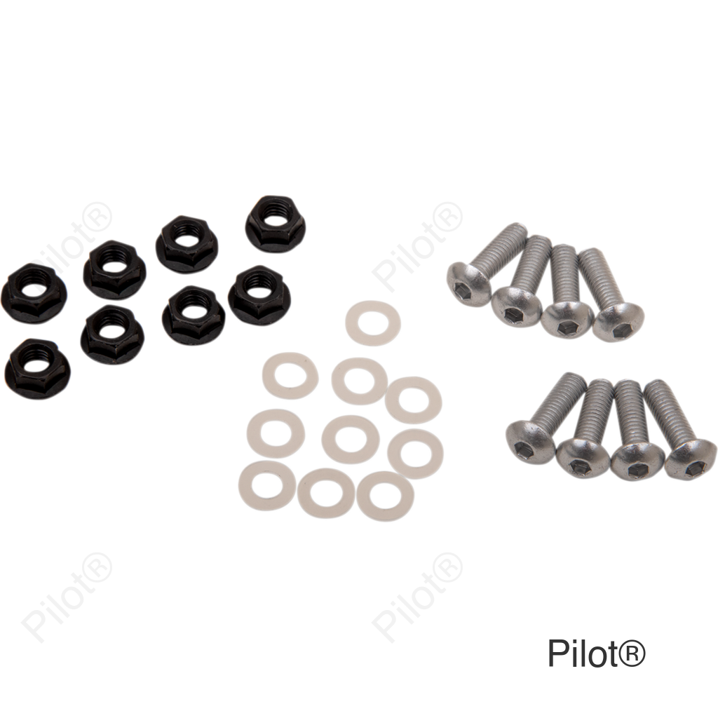Windscreen Screw Kit - Silver