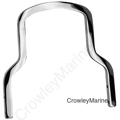 CHROME SHORTY SISSY BAR FXD 02-05
