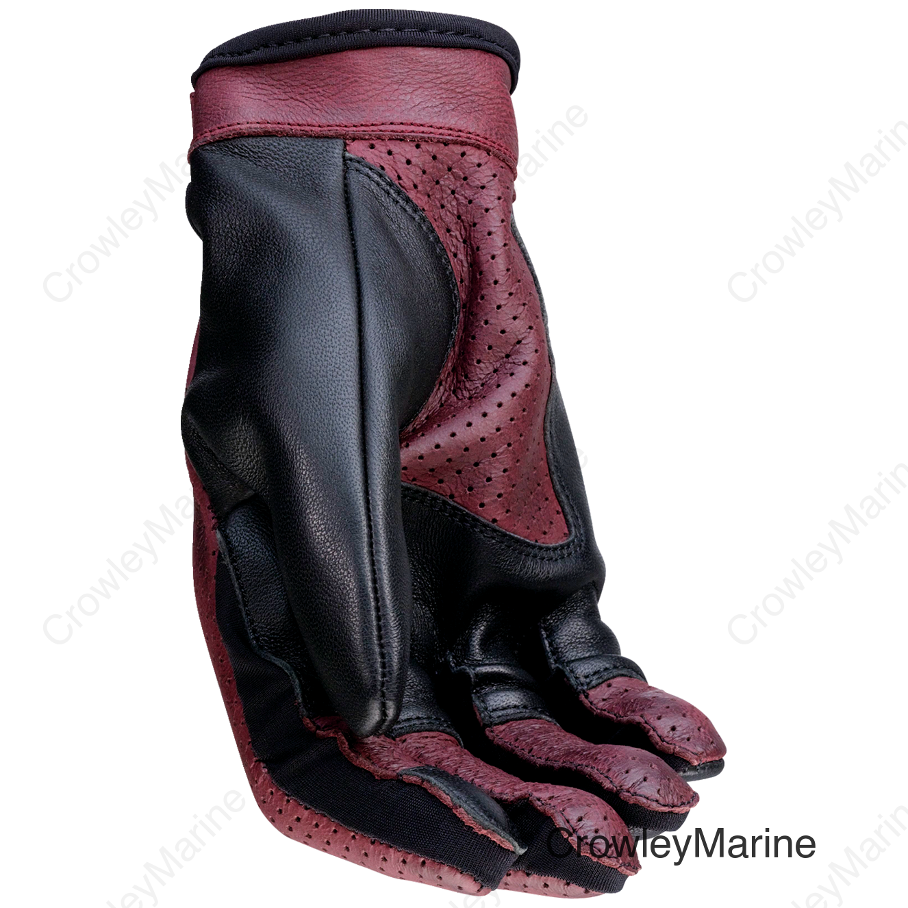 GLOVE WM COMBINR BK/RD XS