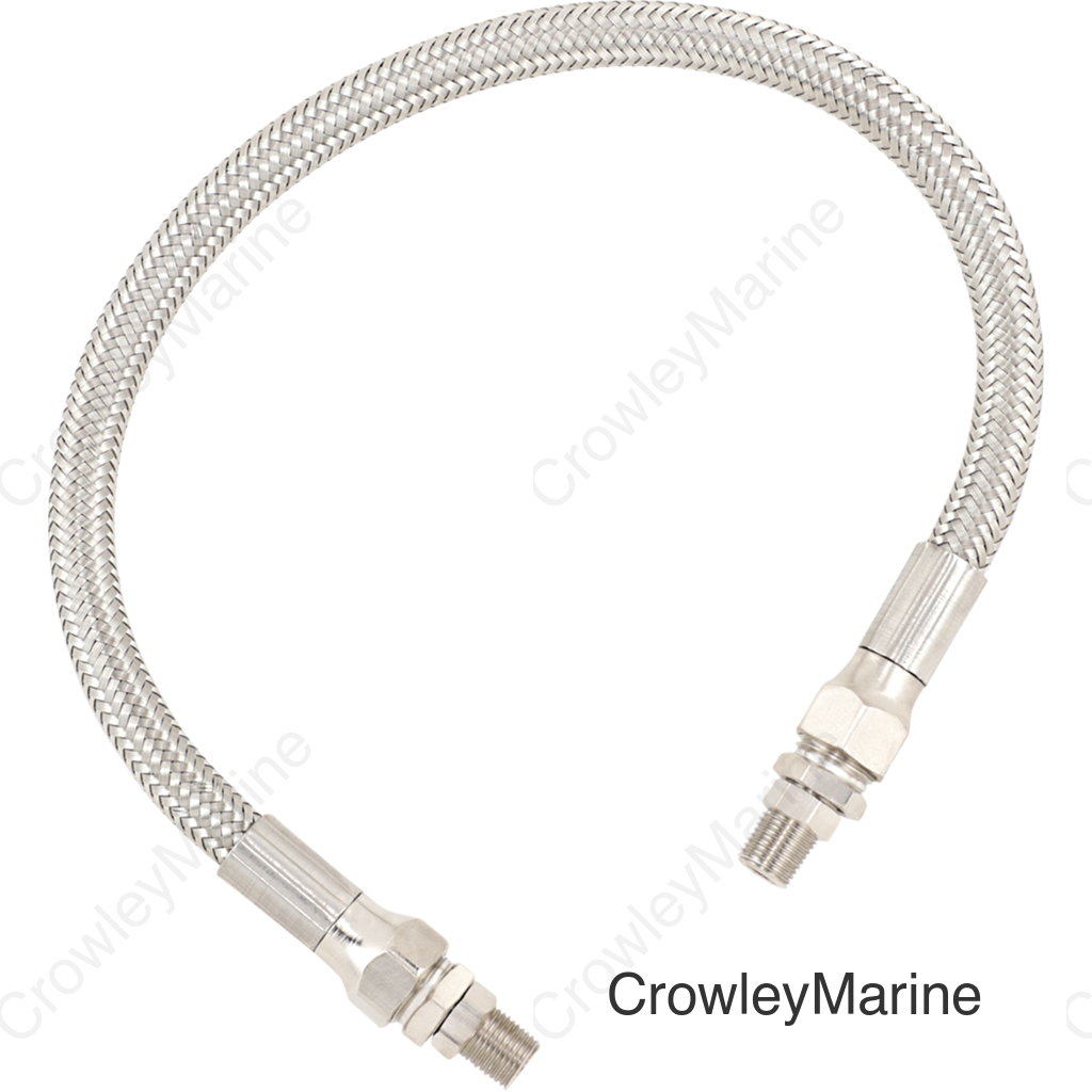15"SS OIL LINE W/FITTINGS