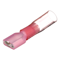 Seachoice Heat Shrink Insulated Disconnect, Marine Grade Heat-Shrinkable Female Disconnect Terminals, Red, Pack of 25, 22-18 Wire Range thumbnail-1