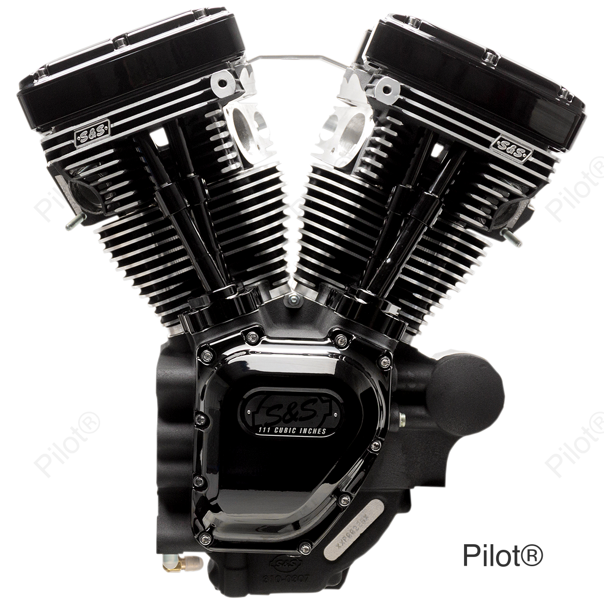 T111 Long Block Engine - Black - Touring