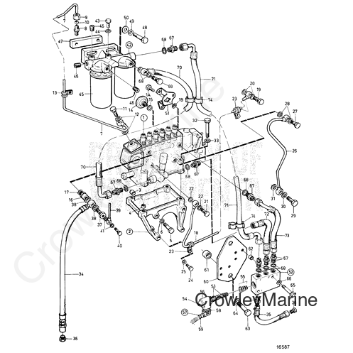 Injection Pump(V2) Has Core - Volvo Penta (3803788)