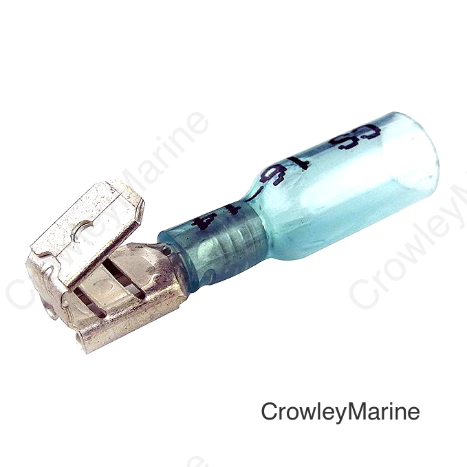 Seachoice 60329 Clear Seal 16-14 Ga. Quick-Disconnect Multi-Stack Heat-Shrink Connector, 25/Bag