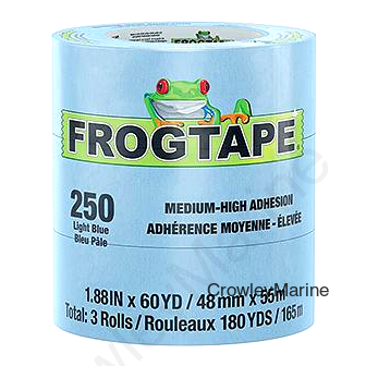 Shurtape 105326 Frogtape® 250 Blue Performance Grade Masking Tape, 3/4" x 180', Blue
