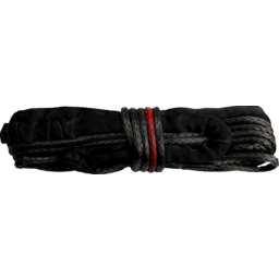 Winch Rope - Synthetic - Smoke - 1/4" x 50'