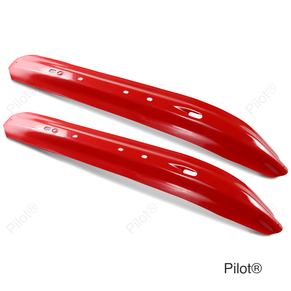 Ski Skin - Black - Red