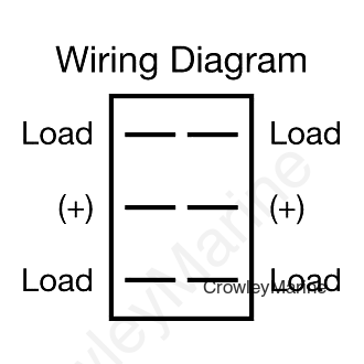 JR Products Mini On/Off/On Switch