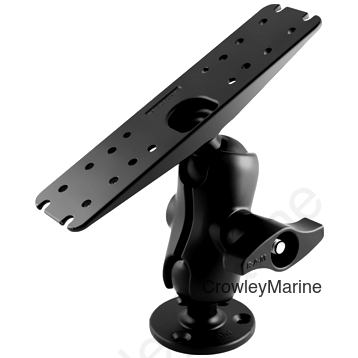 Universal Ball Mount for Large Units, 3-3/4" Base Short Arm, 8.25"H