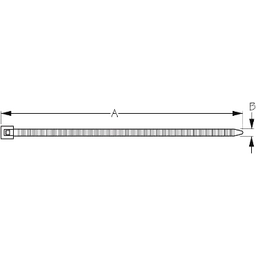 CABLE TIE (BLACK) 7-7/8" (100) (427209) thumbnail-0