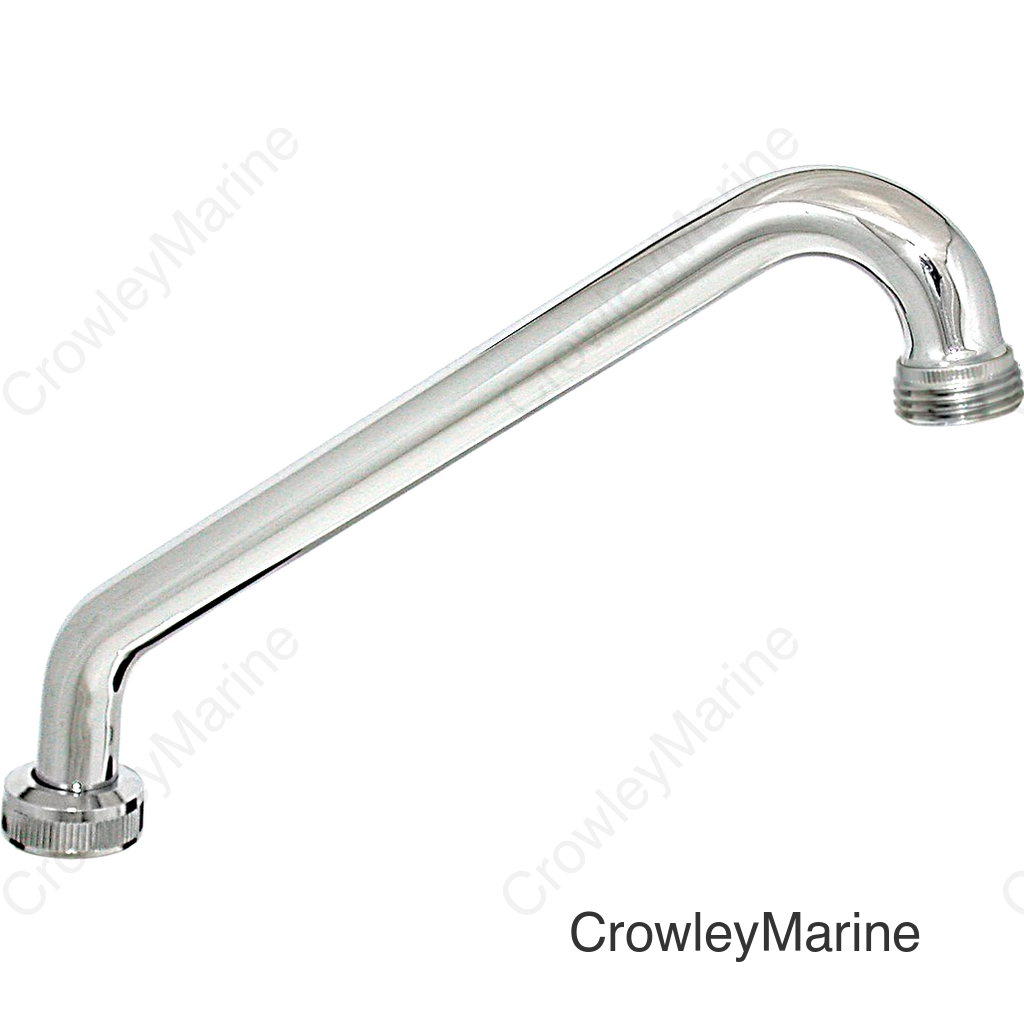 SPOUT 8 TUBULAR  WT  MTL