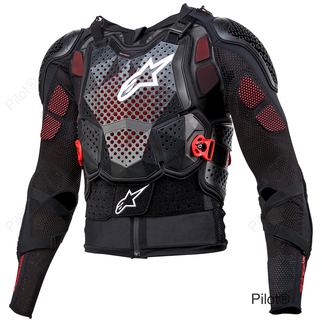 Bionic Tech v3 Jacket - Black/White/Red - Small