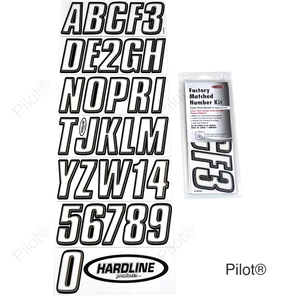 I.D. Sticker Kit - 800 Series - Clear