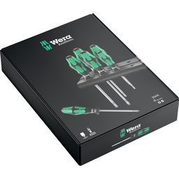 Wera 334/6 Rack Screwdriver Set - Kraftform Plus Lasertip and Rack