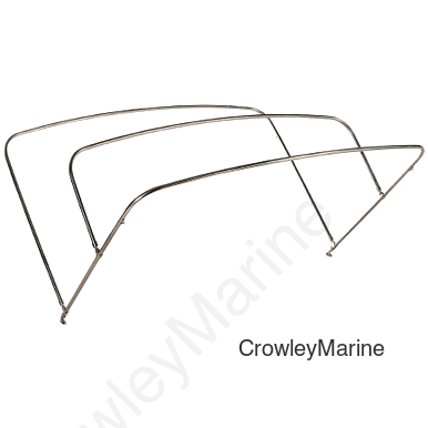 KD SS FRAME BIMINI 36"X6'X91-9 (36697SS)