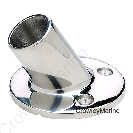 Seachoice Round Base Rail Fitting For 7/8" OD Tubing