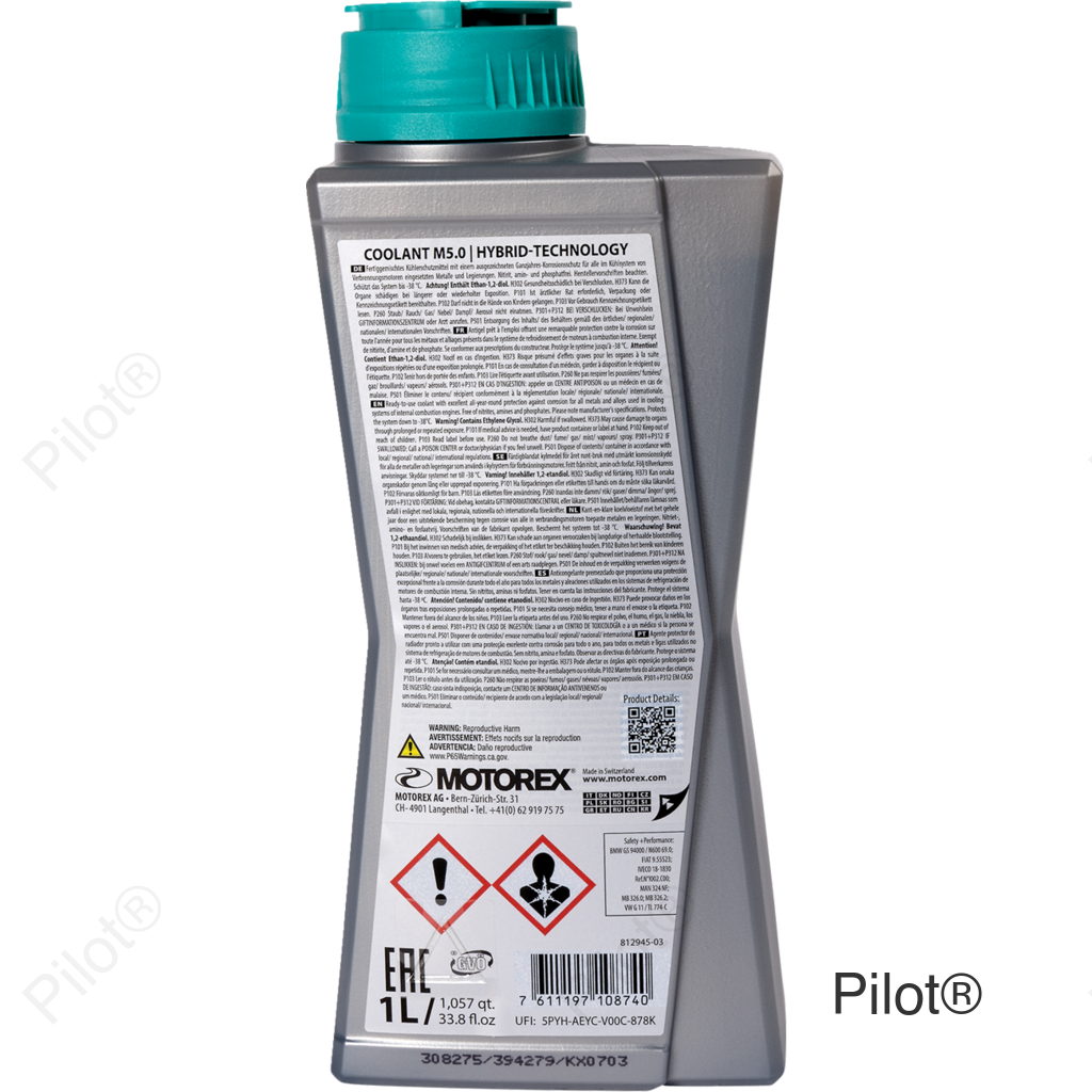 Ready-to-Use M5.0 Coolant - 1 Liter