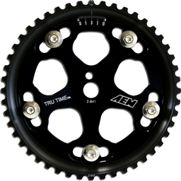 AEM Evo 8 & IX Black Tru-Time Cam Gear thumbnail-0