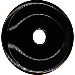 Support Plates - Black - Round - 48 Pack