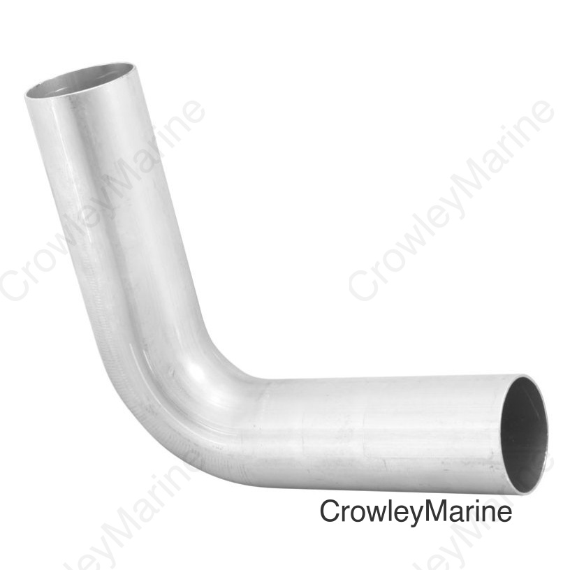 AEM 2.5 Dia Aluminum 90 Deg Bend Universal Tube
