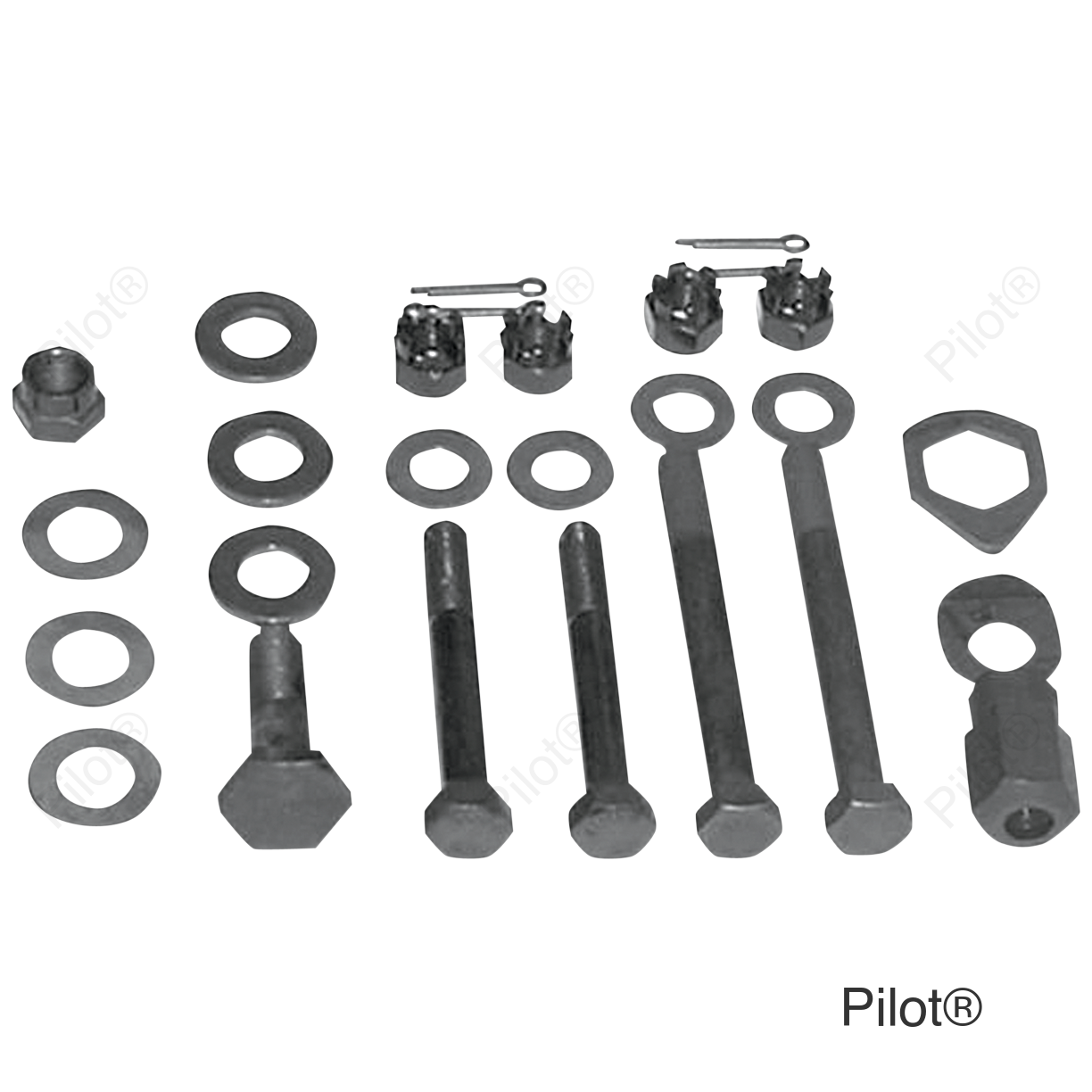 Motor Mount Kit - Parkerized - Big Twin