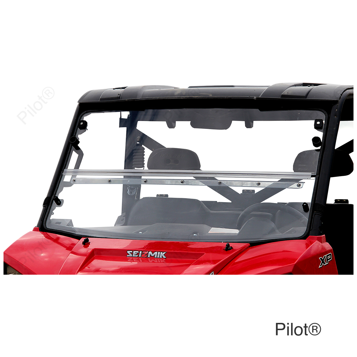 Folding Windshield - Polycarbonate - Ranger