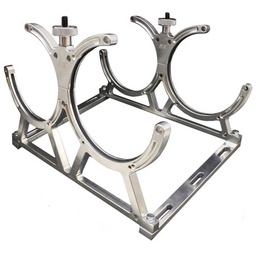 Nitrous Express Billet Bracket for Dual 10 Or 15lb N2O Bottle Incl Floor Mounts thumbnail-1