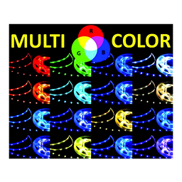TH Marine LED RGB Color Changing Flat Rope Light, 20'