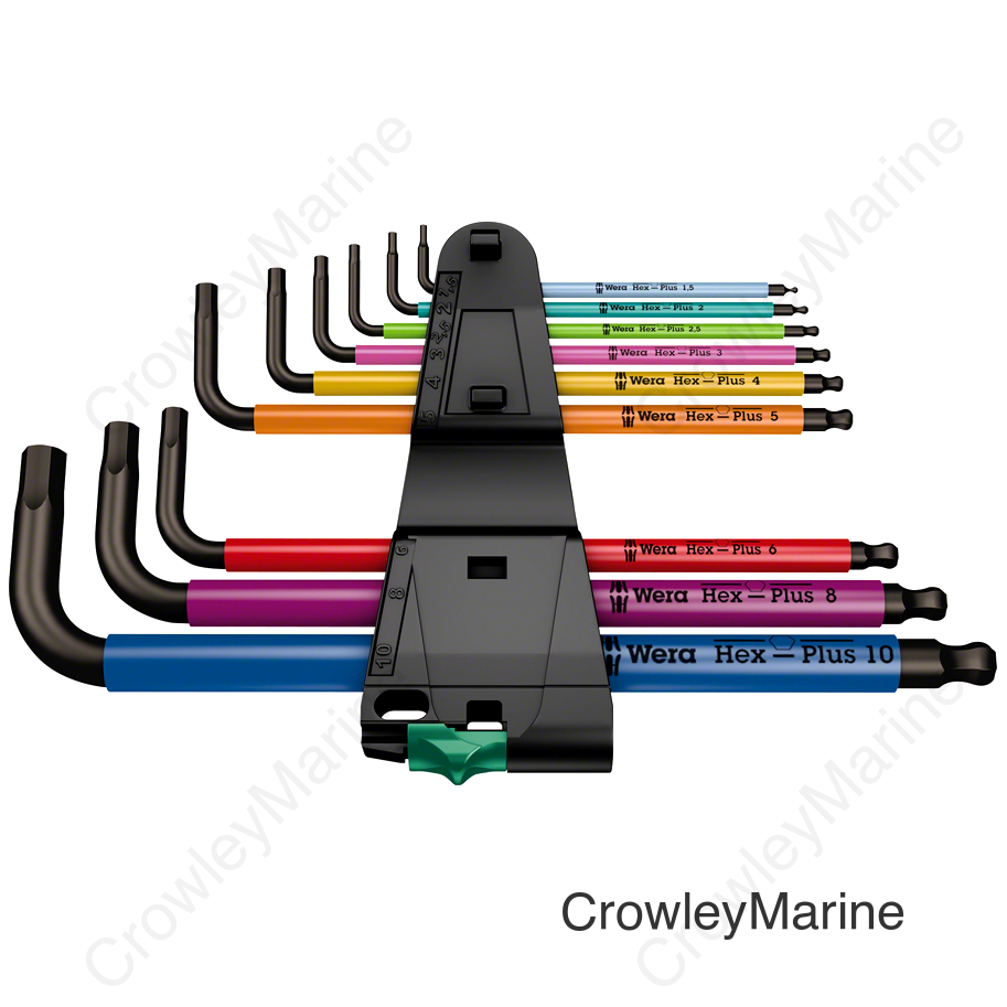 Wera 950/9 Hex-Plus L-Key Set - Metric