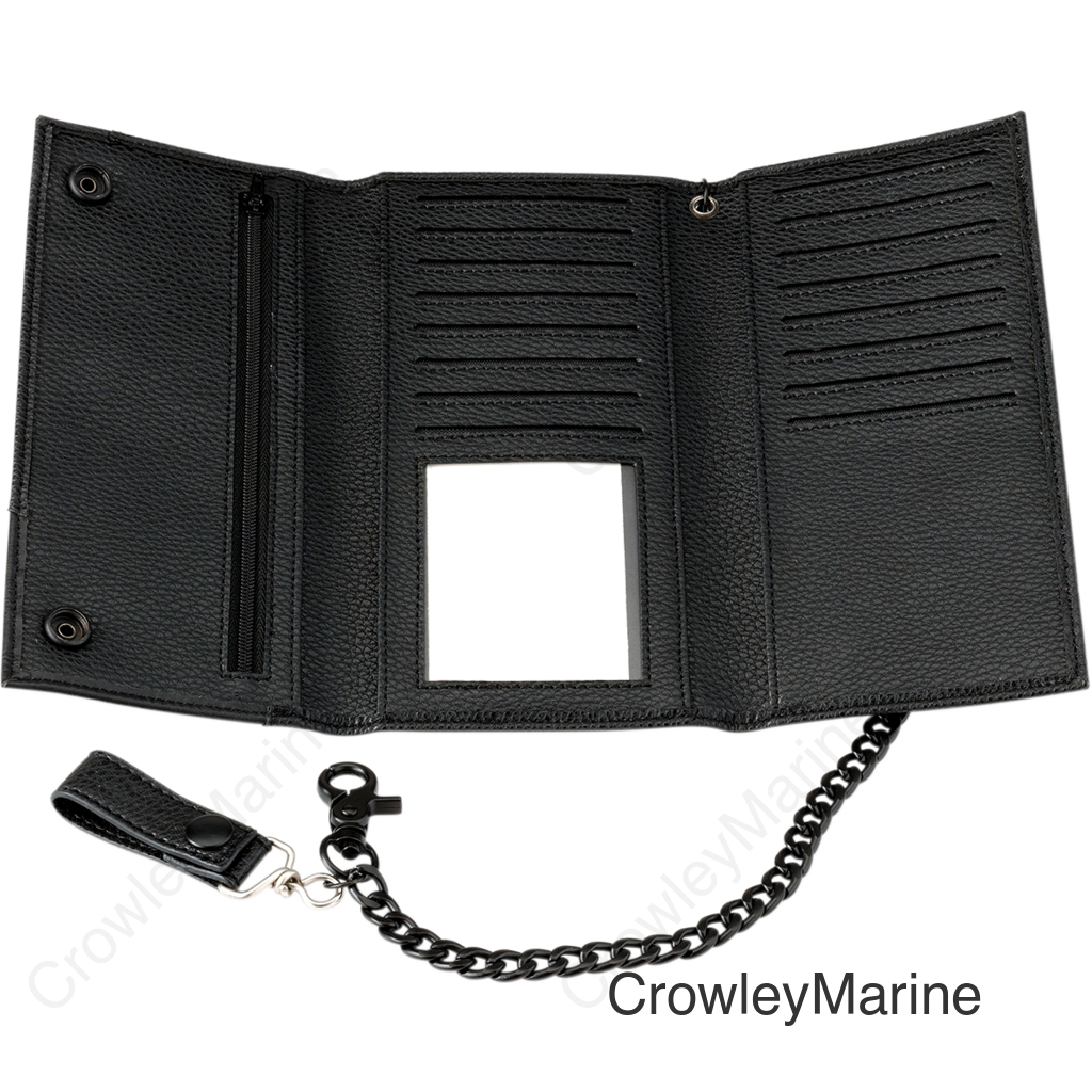 WALLET LTHR Z1R BLK LONG