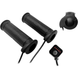 Grips - Heated - Twist Throttle - 5 Level - 1" thumbnail-1