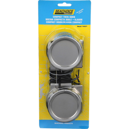 Seachoice Compact Electric Horns, 108 dB, Twin Horns w/ Stainless Steel Covers, 12V DC Power, 8 Amp thumbnail-3