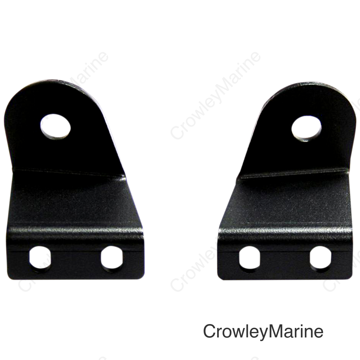 Mirror Mounts - Side View - Black - Polaris Pro-Fit