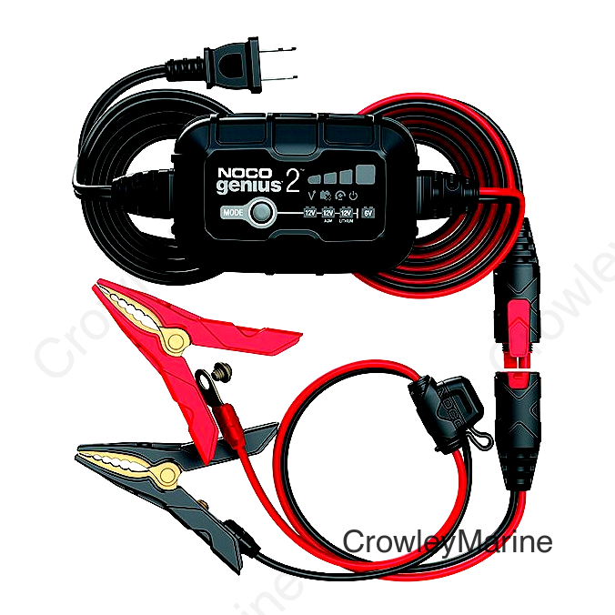 Noco Genius® GENIUS2 Battery Charger And Maintainer, 2 Amp