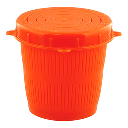Scotty 672 0.5L Vented Bait Jar, Florescent Red, 100/case