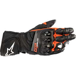 GP Plus R v2 Gloves - Black/Fluo Red - Large thumbnail-1